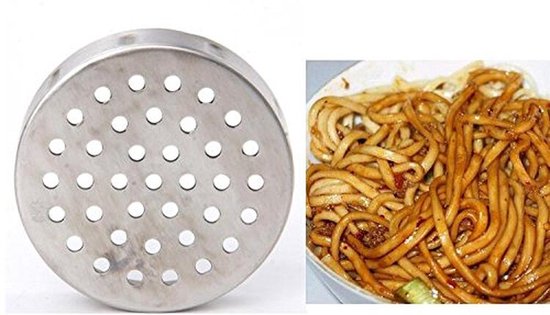 Newcreativetop Stainless Steel Hand Noodles Press Machine Pasta Maker with 5 Noodles Mould — afbeelding 5