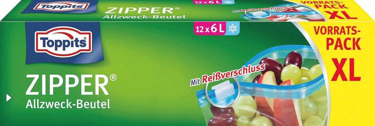 Toppits - Rits multifunctionele tas 6 liter XL