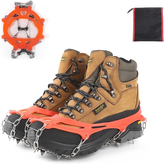 Crampons Antidérapants Pour Chaussures - Neige, Glace, Universels, TPR Acier Inox