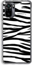 Case Company® - Xiaomi Redmi Note 10 Pro hoesje - Zebra pattern - Soft Cover Telefoonhoesje - Bescherming aan alle Kanten en Schermrand
