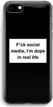 Case Company® - iPhone SE 2020 hoesje - I'm dope - Soft Cover Telefoonhoesje - Bescherming aan alle Kanten en Schermrand