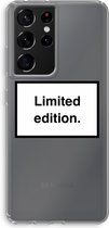 Case Company® - Samsung Galaxy S21 Ultra hoesje - Limited edition - Soft Cover Telefoonhoesje - Bescherming aan alle Kanten en Schermrand