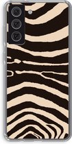 Case Company® - Samsung Galaxy S21 FE hoesje - Arizona Zebra - Soft Cover Telefoonhoesje - Bescherming aan alle Kanten en Schermrand