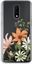 Case Company® - OnePlus 7 hoesje - Floral bouquet - Soft Cover Telefoonhoesje - Bescherming aan alle Kanten en Schermrand