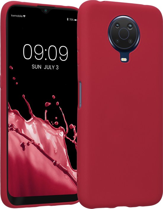 coque kwmobile pour Nokia G20 / G10 - Coque pour smartphone - Coque arrière  en rouge... | bol
