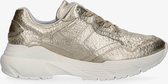 Tango | Kaylee 10-h gold tumbled leather sneaker - white sole | Maat: 38