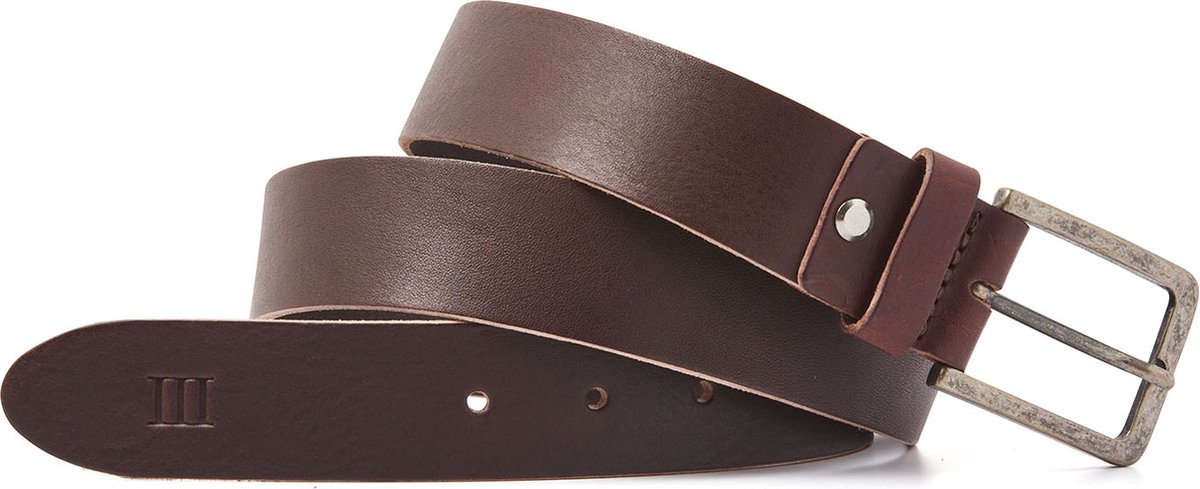 TRESANTI | EBBY I Leren riem | Donker bruin | Size 115