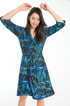 Cassis Dames Tuniekjurk met palmprint - Jurk - Maat 46