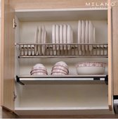 Milano Luxurious® Serviesrek – Bordenrek – Voor in kast – 60cm