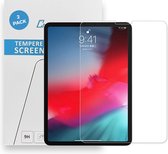 Tablet screenprotector geschikt voor Apple iPad Pro 11 - Case-friendly screenprotector - 2 stuks - Tempered Glass - Transparant