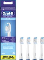 Bol.com Oral-B Pulsonic Clean Opzetborstels Voor Sonic Tandenborstels Verpakking Van 4 Stuks aanbieding