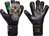 keepershandschoenen Calavera latex/foam zwart/wit mt 9