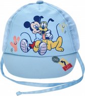 pet Mickey Mouse jongens textiel lichtblauw maat 48