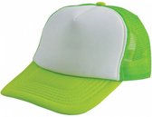 pet Trucker 58 cm nylon groen/wit one-size