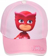 basketbalpet PJ Masks meisjes katoen roze/rood maat 50