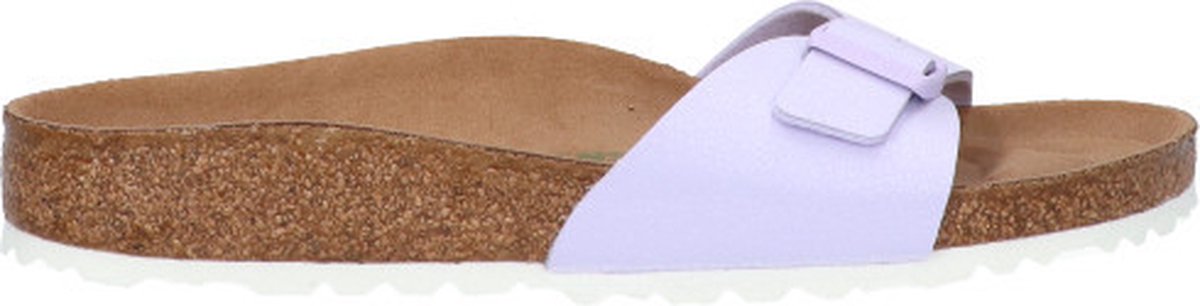 Birkenstock Madrid Dames Slippers Lavender Fog Narrow-fit Imitatieleer Paars