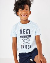 Mexx Printed T-shirt Light Blue - Jongens Kleding - Maat 158-164