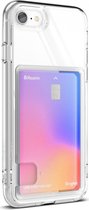 Ringke Fusion Card Apple iPhone SE (2020/2022) / 8 / 7 Hoesje met Kaarthouder Transparant