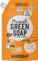 Marcel's green soap navulling sinaasappel jasmijn 500 ml