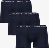 Tommy Hilfiger Trunk Logo 3 Pack Boxershorts Heren - Donkerblauw - Maat S
