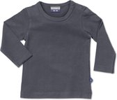 Silky Label t-shirt glacier grey - lange mouw - maat 62/68 - grijs