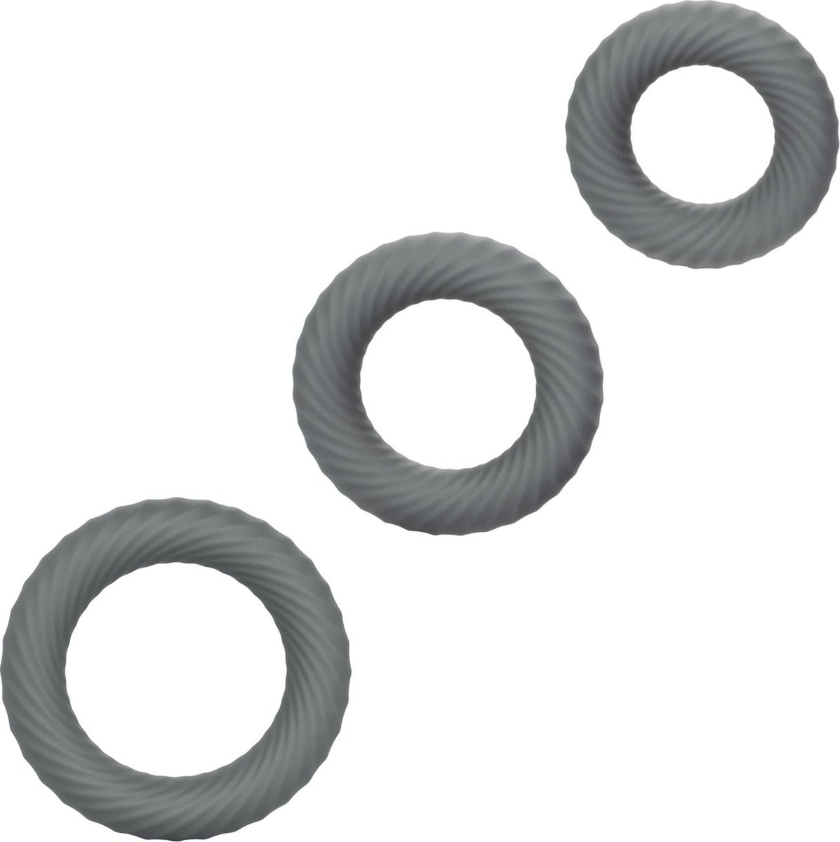 CalExotics - Link Up UltraSoft Ultimate Set - Rings Grijs