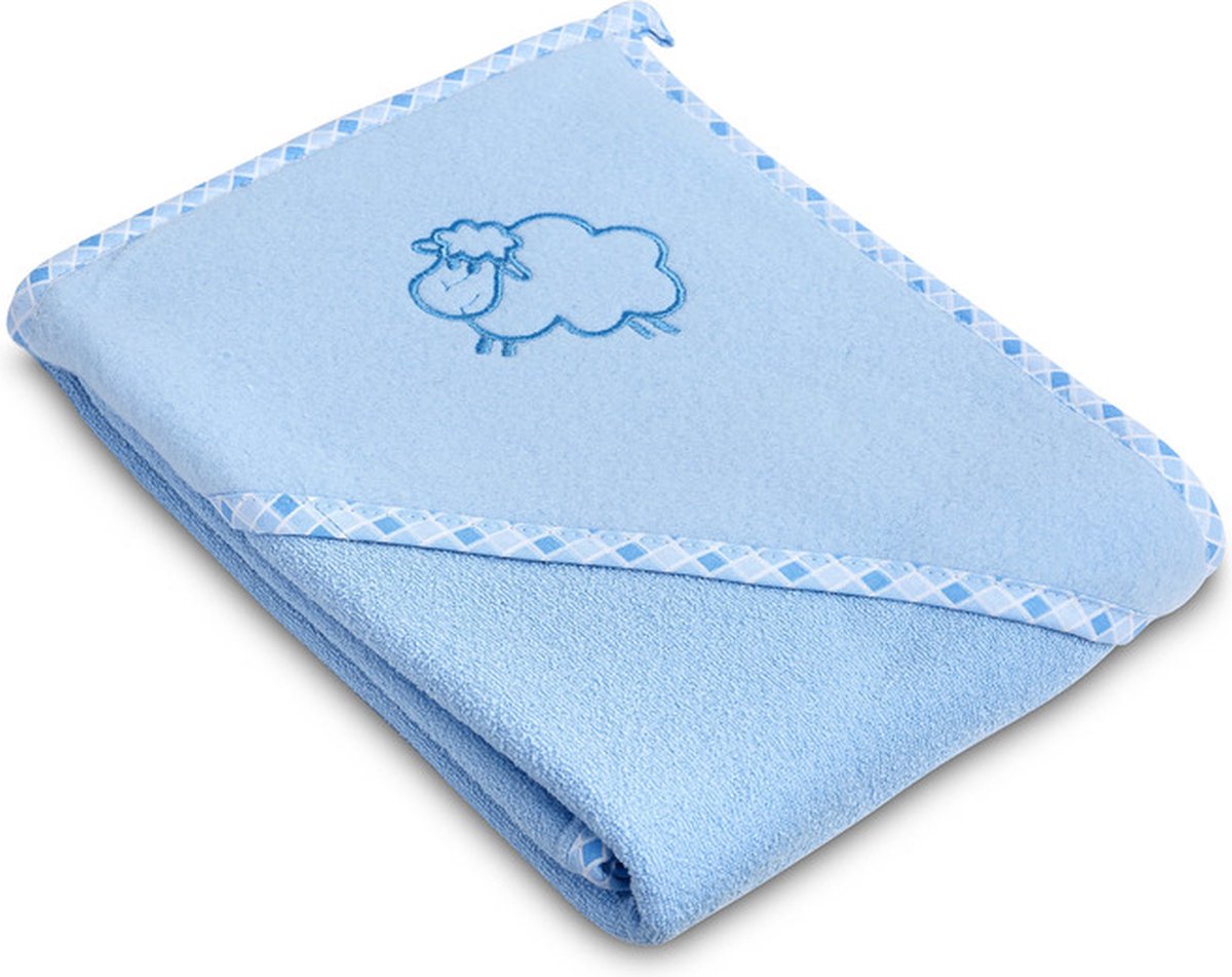 Sensillo - Lam Soft Bad Handdoek - Blauw