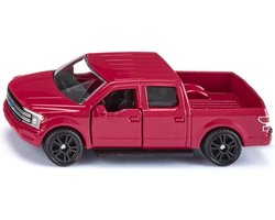 Ford F150 rood metaal/kunststof rubberen banden speelgoedauto voor kinderen deuren kunnen open