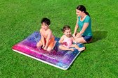 Bestway Waterspeelmat - Galaxy Kleuren - Watermat - 130x90 CM - Binnen en Buiten - Sproeisysteem - voor Baby en Kind