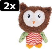 2x BOGGLE OWL 9X6,5X3,5CM