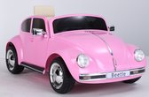 Volkswagen Beetle Roze 12V | Elektrische Kinderauto | Met afstandsbediening | Kinderauto voor 1 tot 6 jaar