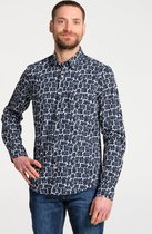 J&JOY - Overhemd Mannen 12 Praia Psychedelic Flowers