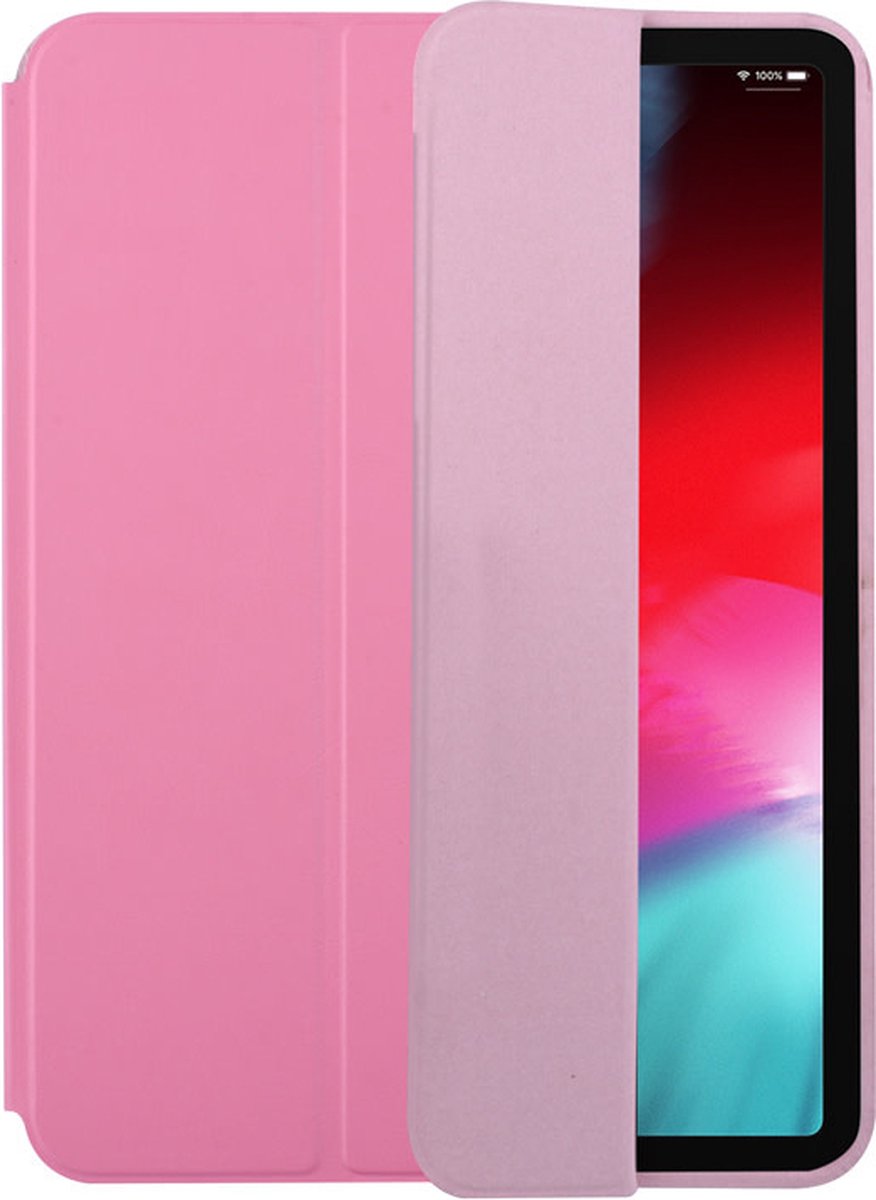 Apple iPad Pro 12.9 (2018) Roze Smart Case - Book Case Tablethoes