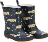 CeLaVi - Regenlaarzen voor kinderen - Race auto - Marineblauw - maat 32EU