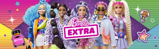 Barbie Tienerpop Extra Unicorn-pig Roze 2-delig van Barbie — afbeelding 5