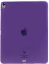 Peachy Flexibel TPU bescherming Cover hoes iPad Pro 12.9 2018 - Paars case