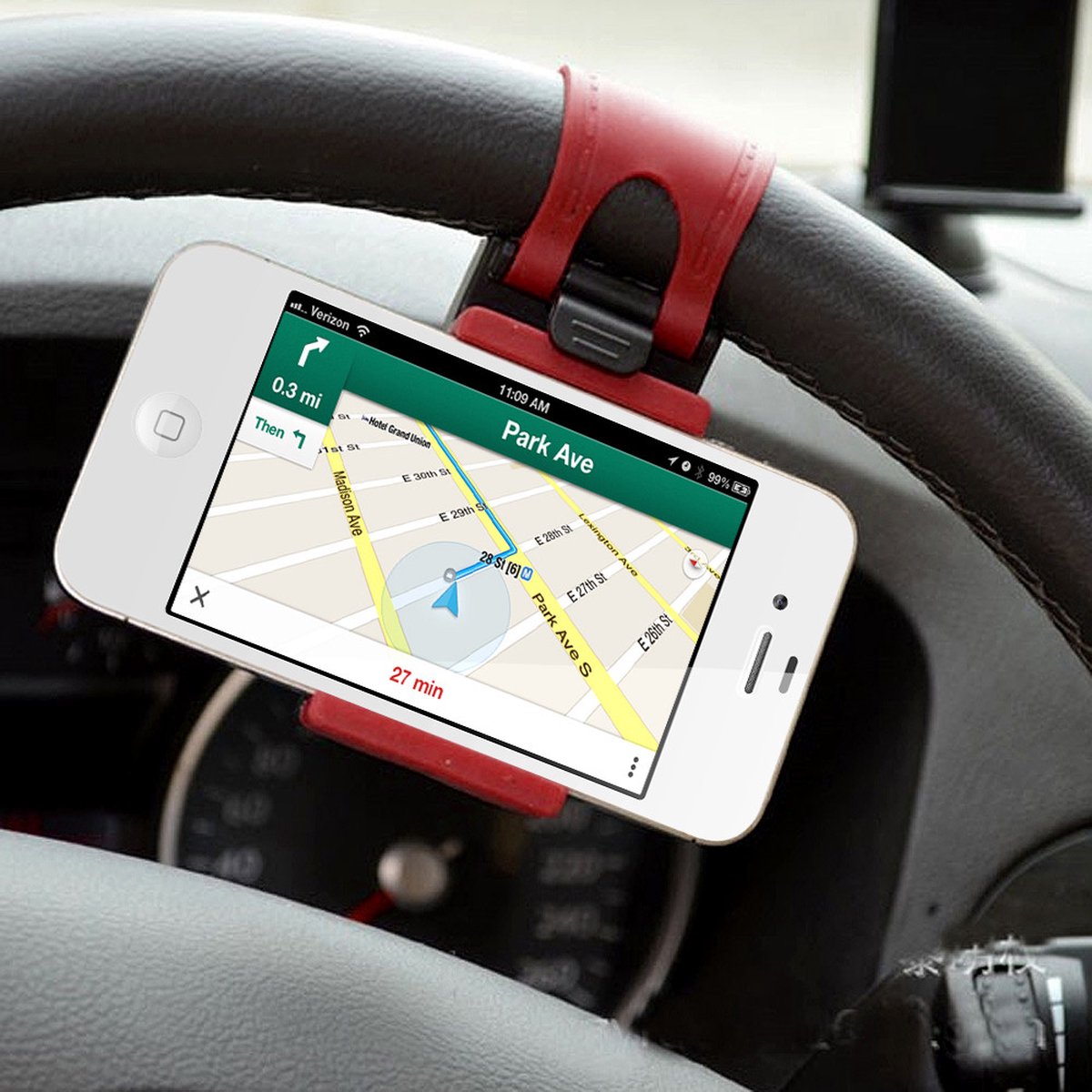 Peachy Stuurhouder telefoon auto universele houder voor iPhone GPS Smartphone