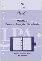 Kalpa 6405-23 A5 Planner Organizer Vulling Week DE FR NL + Opslagmap 2023