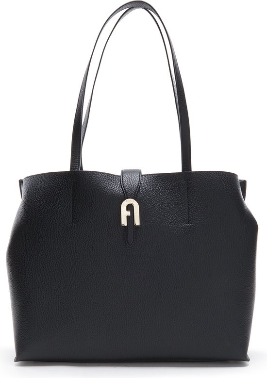 Furla Grote Schoudertas Crossbodytas Leer Furla Sofia Zwart