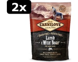 2x CARNILOVE LAMB/WILD BOAR AD 1,5KG