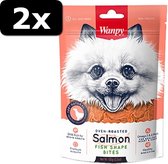 2x SALMON FISH SHAPE BITES 100GR