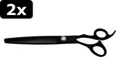 2x EFFILEERSCHAAR ENKEL 20 TAND 19CM