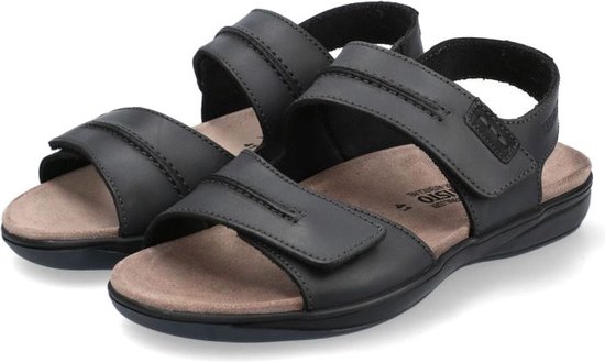 Mephisto Sagun - sandale pour hommes - noir - taille 47 (EU) 12 (UK)