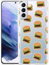 Hoesje Geschikt voor Samsung Galaxy S21 Plus Burgers