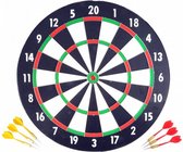 dartbord 43 cm met zes darts