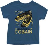Kurt Cobain - Laces Kinder T-shirt - Kids tm 3 jaar - Blauw