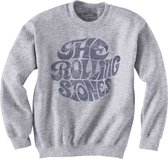 The Rolling Stones - Vintage 70s Logo Sweater/trui - XS - Grijs