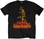 AC/DC Heren Tshirt -3XL- Bonfire Zwart