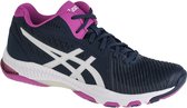 ASICS Netburner Ballistic MT2 Dames - Sportschoenen - blauw/zilver - maat 39.5