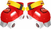 rolschaatsen met bescherming Cars rood mt 23-27